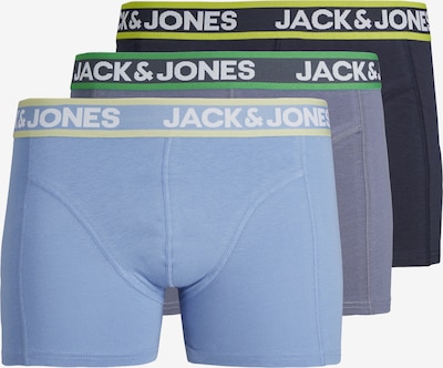 JACK & JONES Boxershorts 'Kayo' in de kleur Marine / Opaal / Lichtblauw / Wit, Productweergave