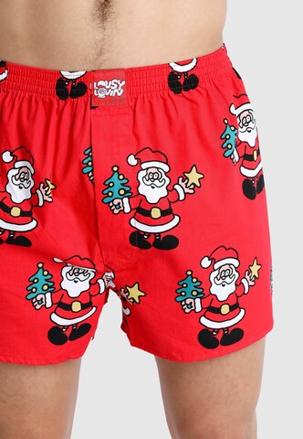 Lousy Livin Boxer shorts 'Santa' in Red