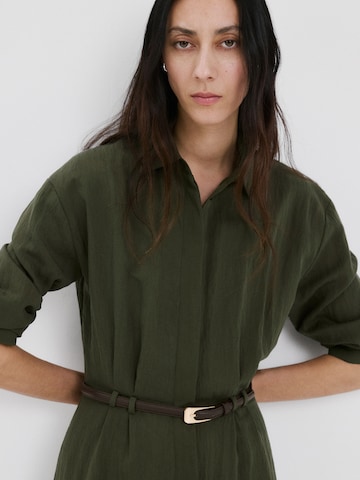 Robe-chemise 'Trecky' MANGO en vert