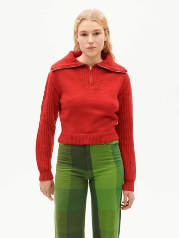 Thinking MU Sweater 'Tanit' in Red: front