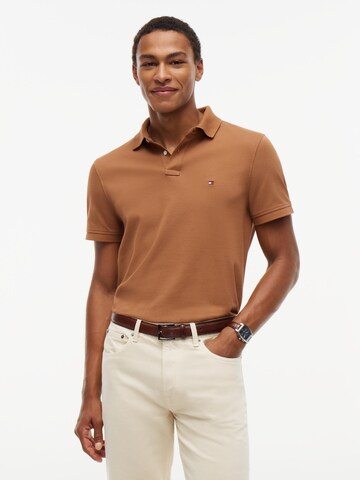 TOMMY HILFIGER Shirt 'CORE 1985' in Brown: front