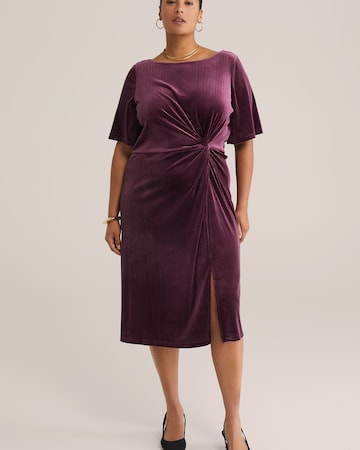 Robe WE Fashion en violet : devant