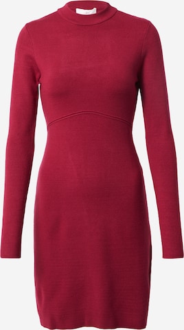 Guido Maria Kretschmer Women Knitted dress 'Hermine' in Red: front
