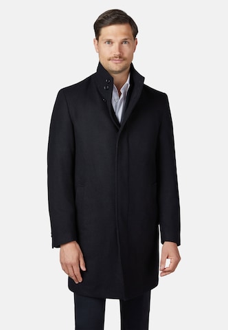 HECHTER PARIS Between-Seasons Coat 'Modern' in Black: front
