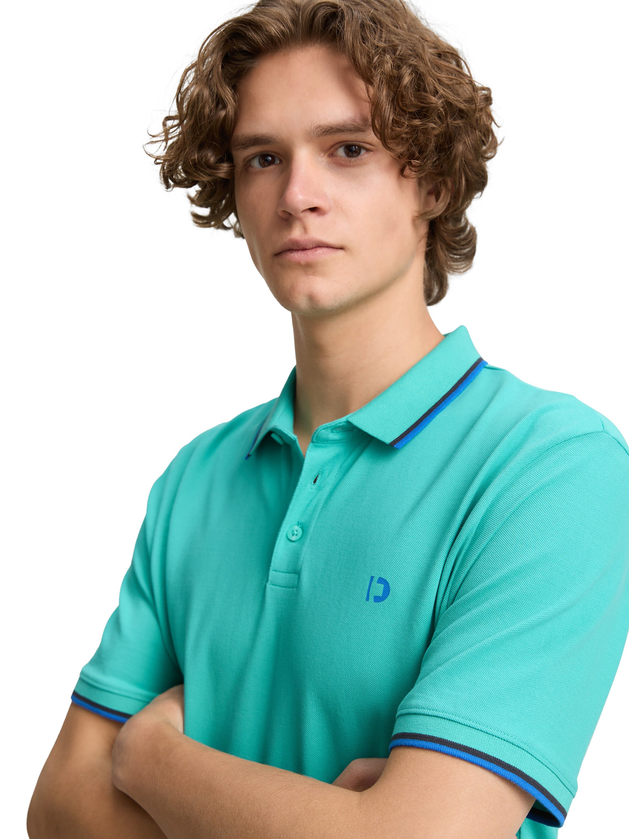 TOM TAILOR DENIM Μπλουζάκι σε πράσινο