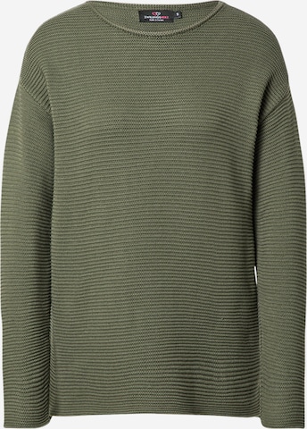 Zwillingsherz Sweater in Green: front