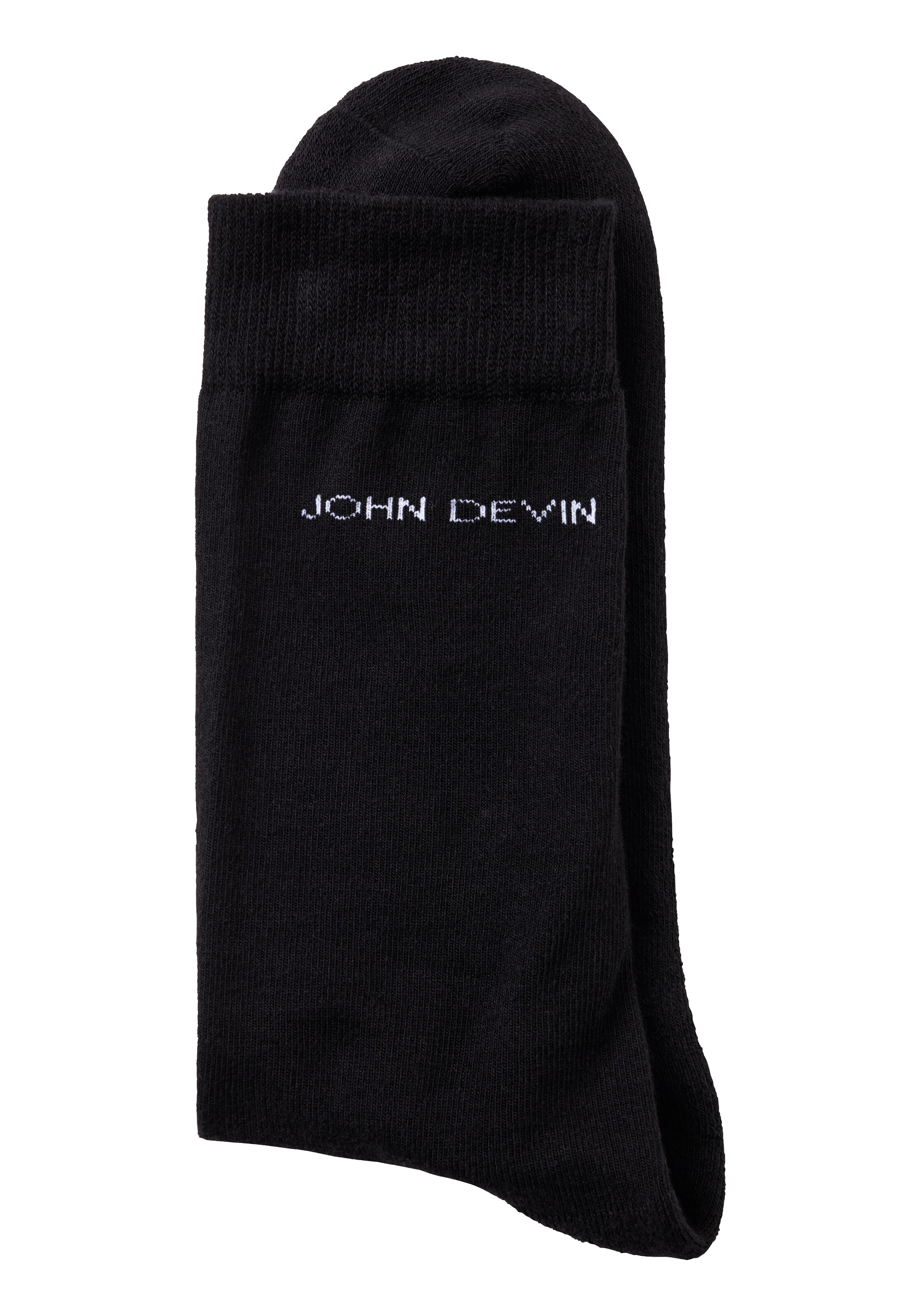 JOHN DEVIN Socks in Black
