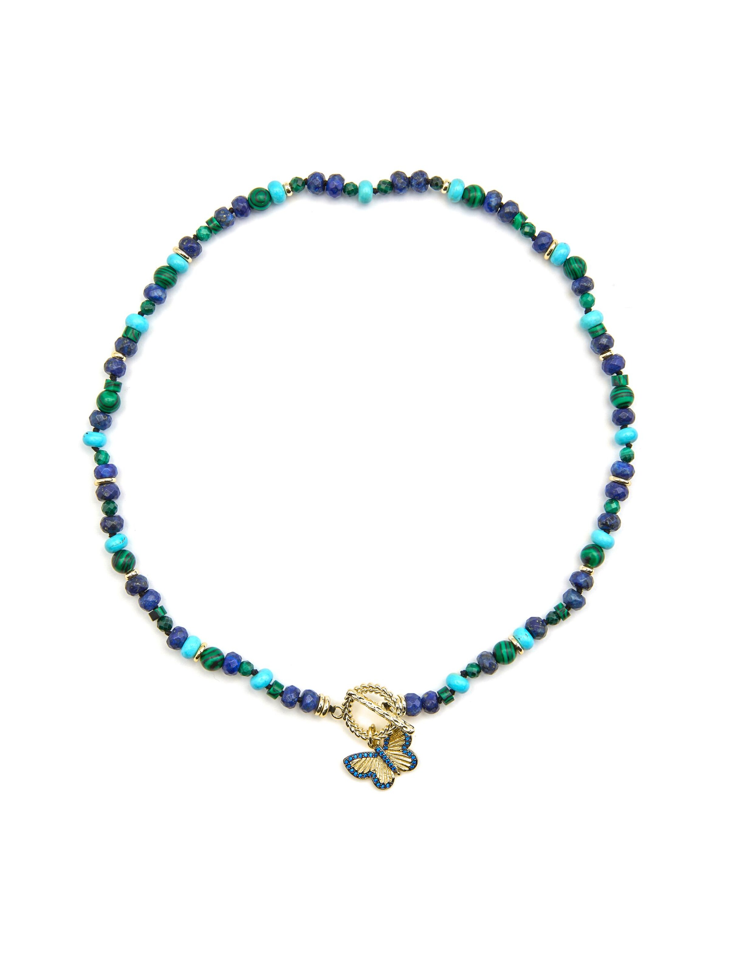 Luxenter - Cadena 'Arru' en azul: frente