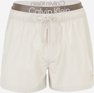 Pantaloncini da bagno di Calvin Klein Swimwear in beige: frontale