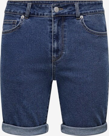 Only & Sons Regular Jeans 'PLY' in Blauw: voorkant