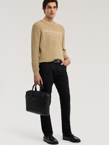 Trussardi - regular Vaquero en negro
