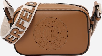 Karl Lagerfeld Crossbody bag in Brown: front