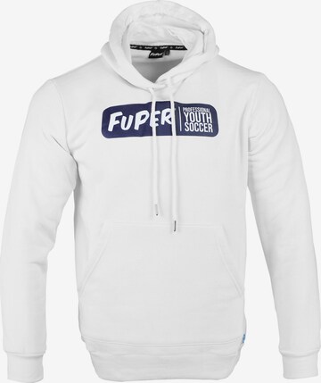 FuPer Sweatshirt 'Chris' in Weiß: predná strana