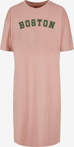 Merchcode Dress 'Boston' in Pink: front