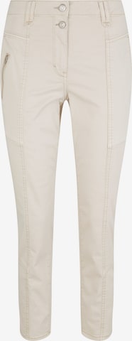 Regular Pantalon TOM TAILOR en beige : devant