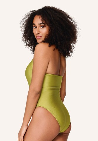 LingaDore Bandeau Badeanzug in Grün