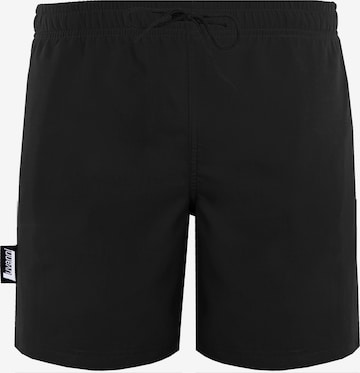 Luvanni Badeshorts 'Badehose Style 5 Boardshorts recyceltes Material' in Schwarz: Vorderseite