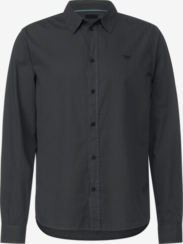 Street One MEN Button Up Shirt in Grey: front