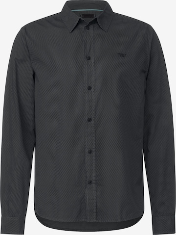 Street One MEN Button Up Shirt in Grey: front