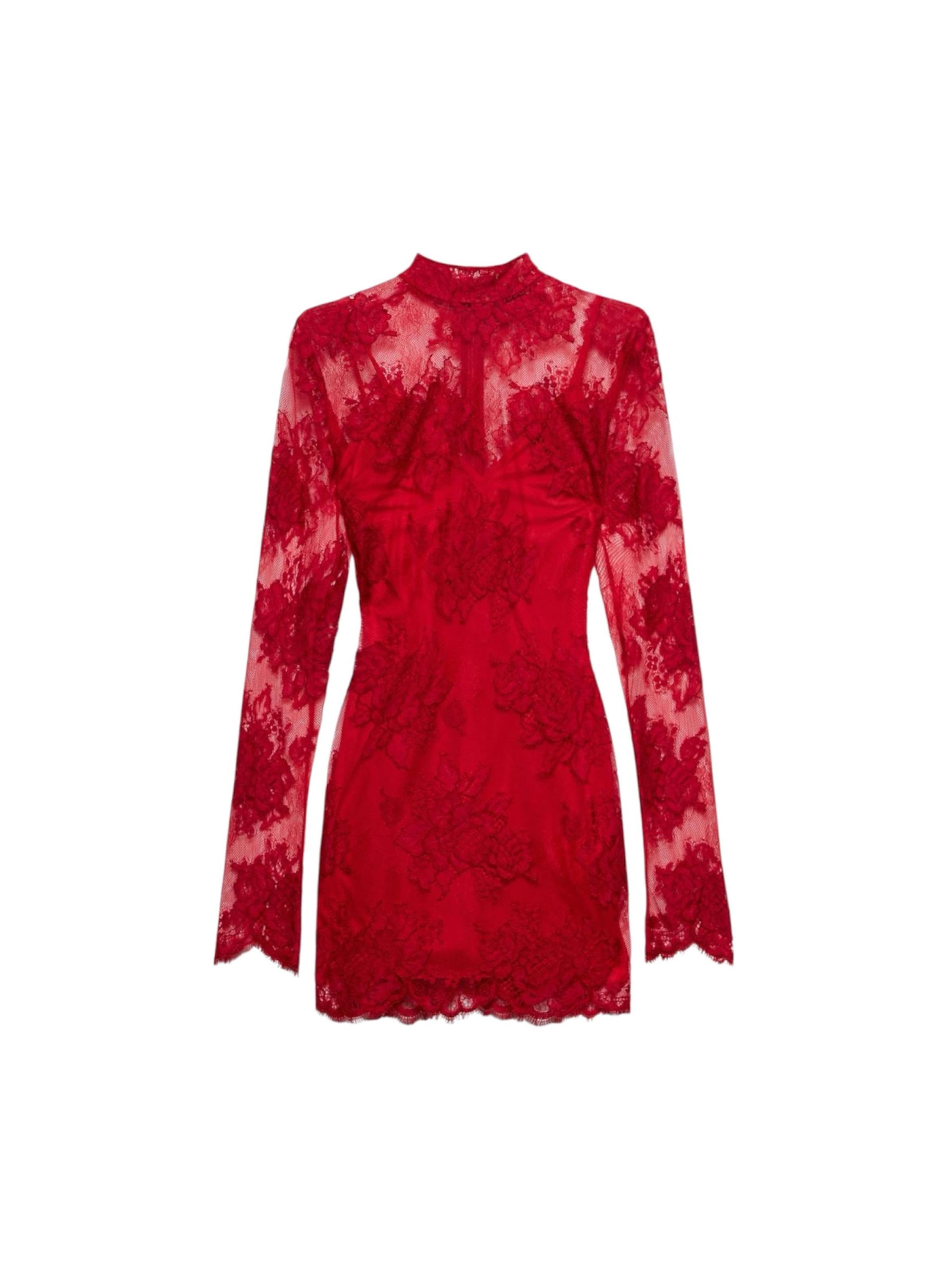 Abito da cocktail di Aniye By in rosso: frontale