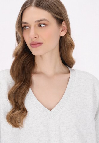 Sweat-shirt DreiMaster Maritim en blanc
