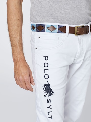 Polo Sylt Slimfit Jeans in Weiß