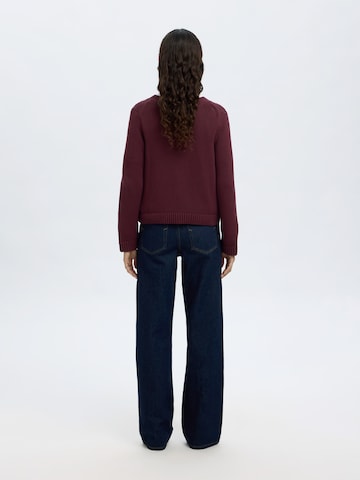SELECTED Cardigan 'SLFIVY' i lilla