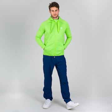 BIDI BADU Athletic Zip-Up Hoodie in Green