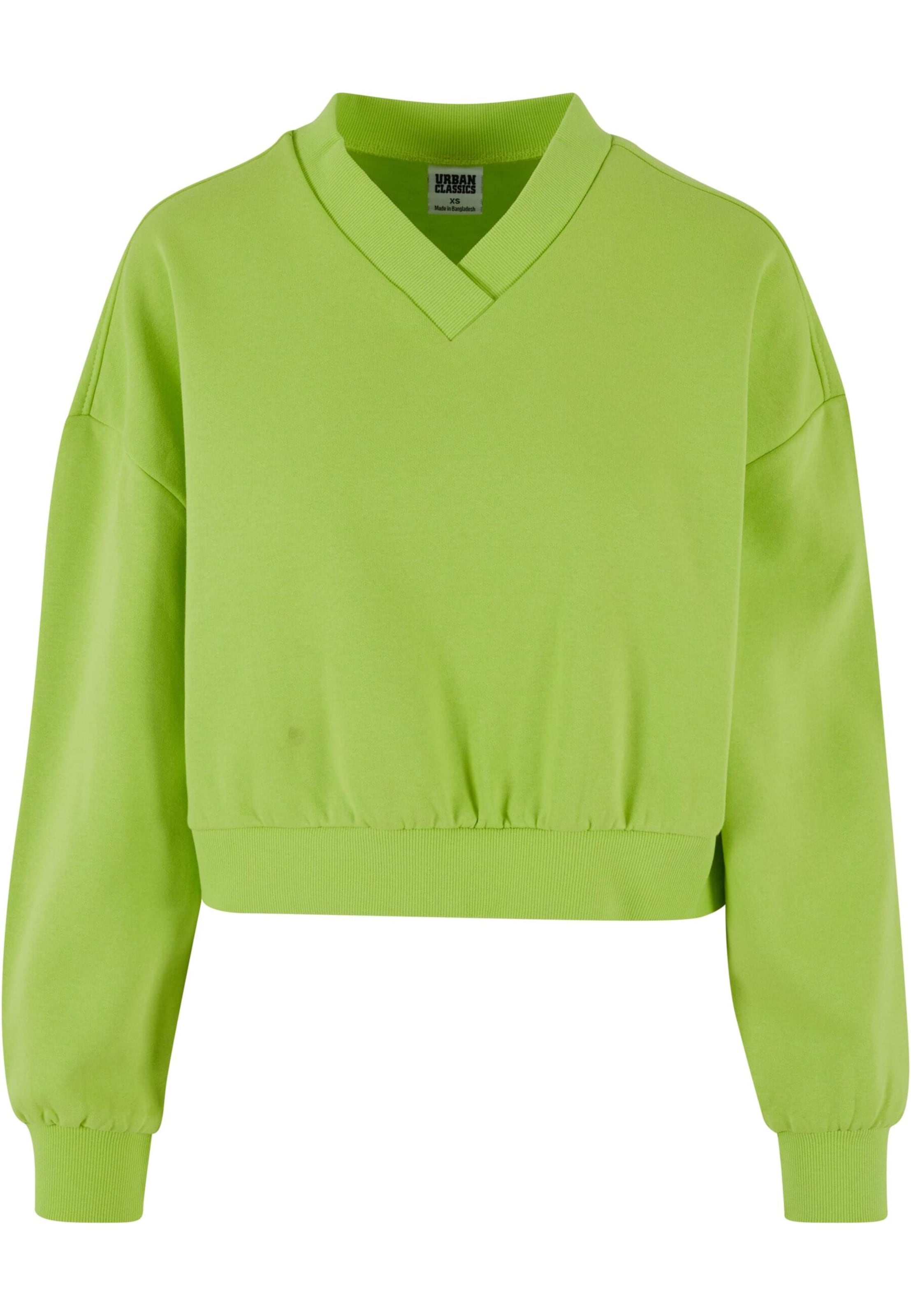 Urban Classics Sweatshirt in Green: front