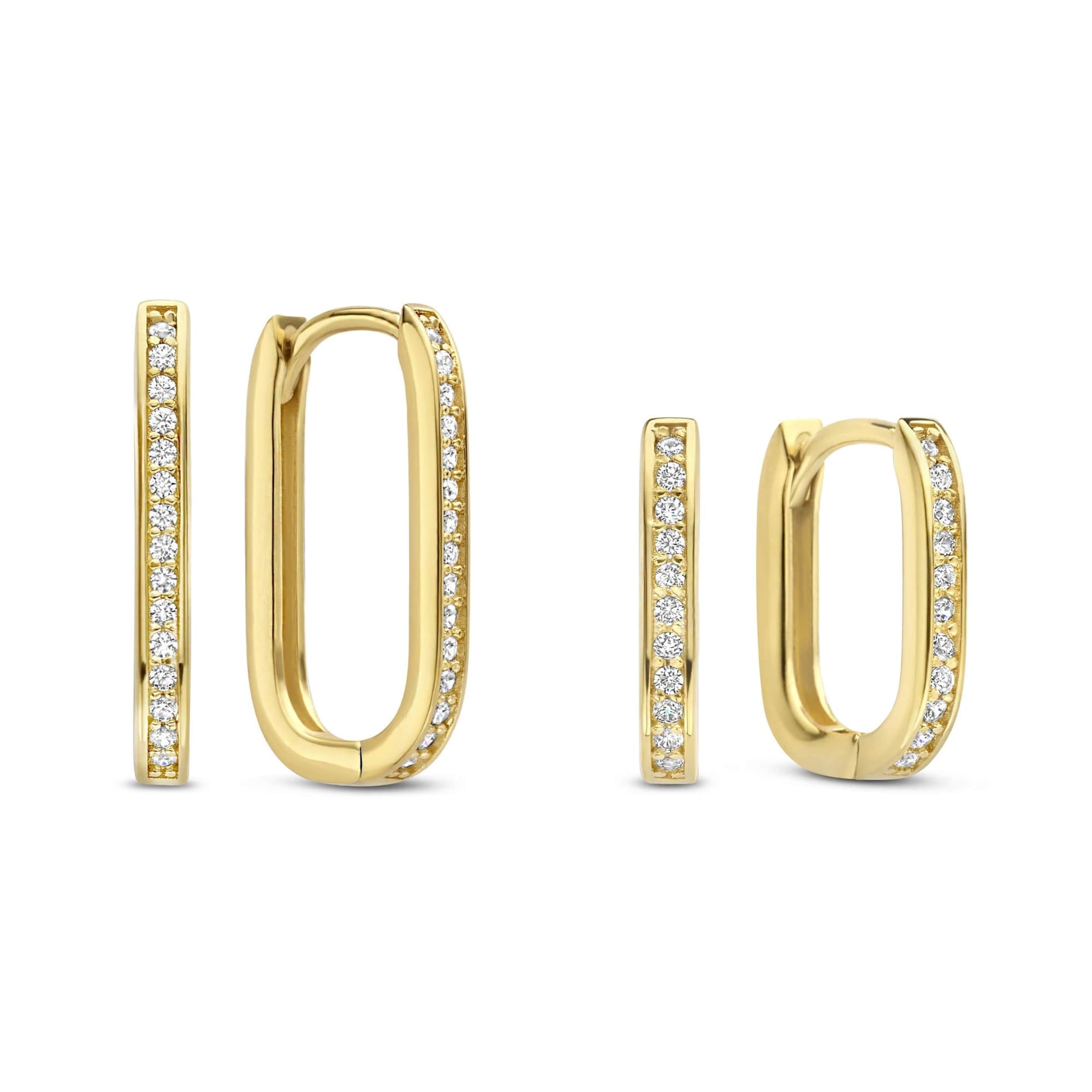 Parte di Me Ohrringe in Gold: Vorderseite