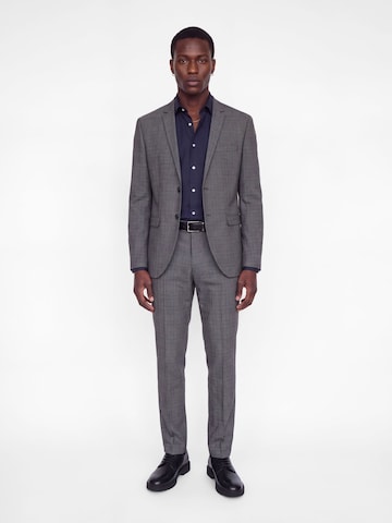 JACK & JONES - Corte superestrecho Chaqueta saco 'FRANCO' en gris
