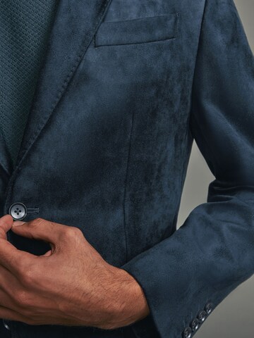 Coupe regular Veste de costume Next en bleu