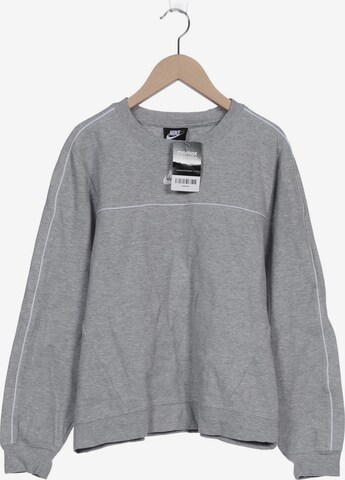 NIKE Sweatshirt & Zip-Up Hoodie in M in Grey: front