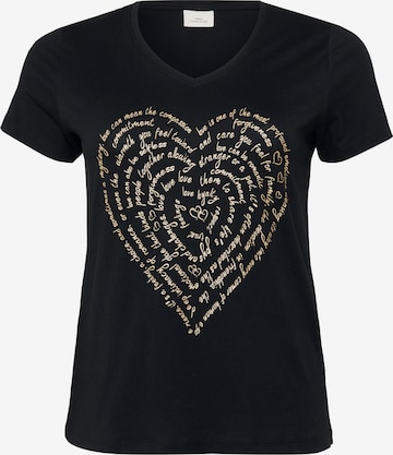 ONLY Carmakoma Paita 'CARLYDIA' värissä musta: etupuoli