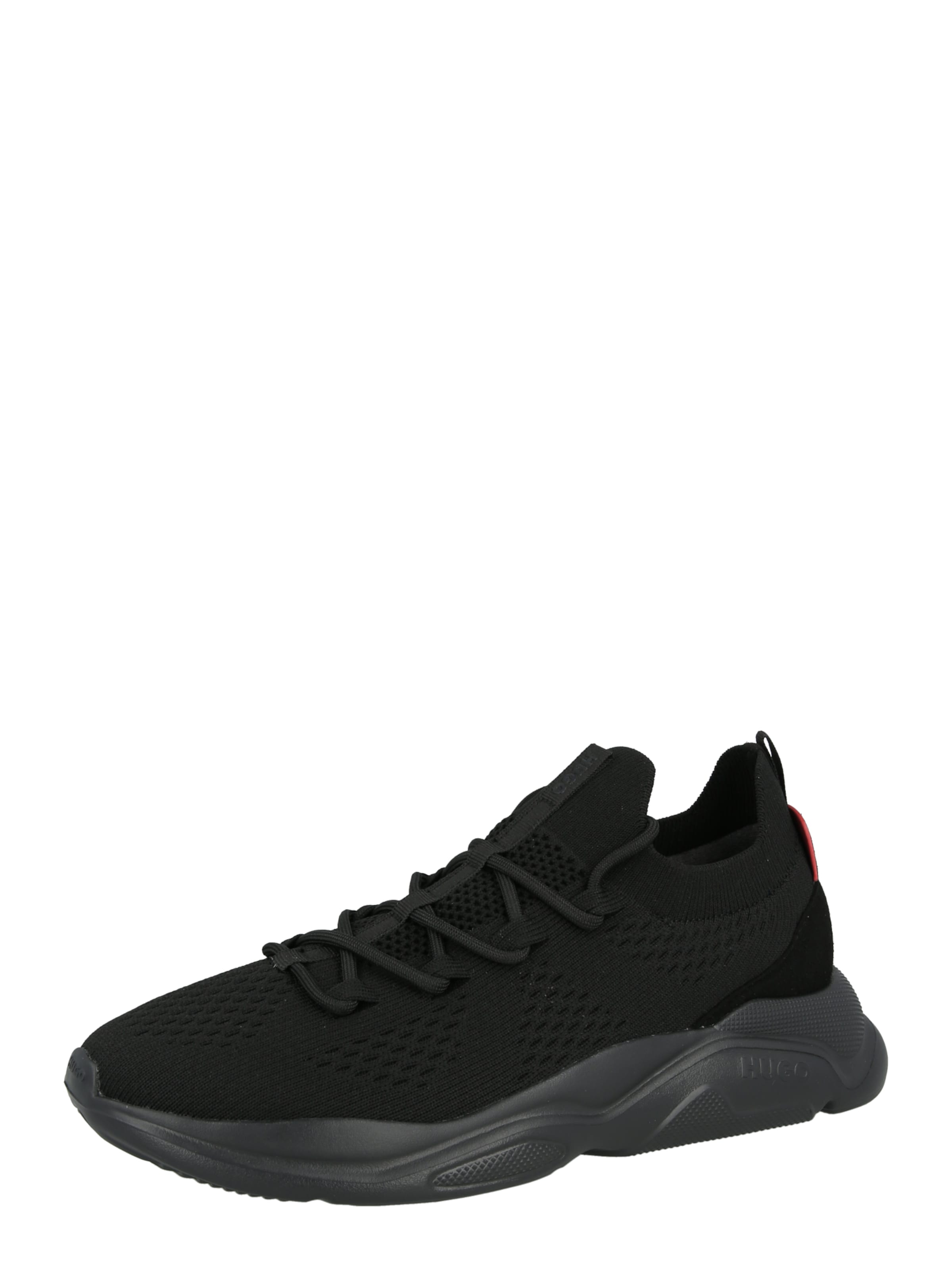 HUGO Sneakers 'Leon' in Black: front