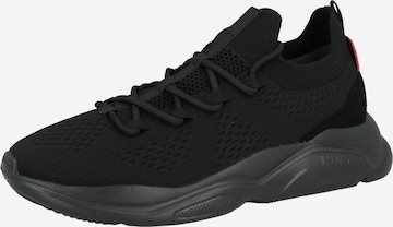 HUGO Sneaker 'Leon' in Schwarz: Vorderseite