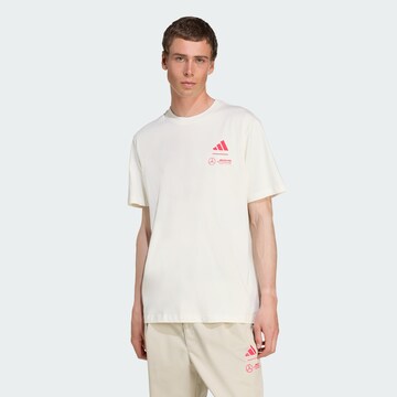 ADIDAS PERFORMANCE Functioneel shirt 'Mercedes - AMG Petronas Formula One Team' in Wit: voorkant