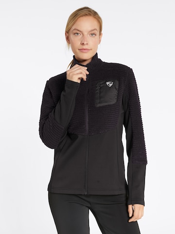 ZIENER Athletic Jacket 'JONIA' in Black: front