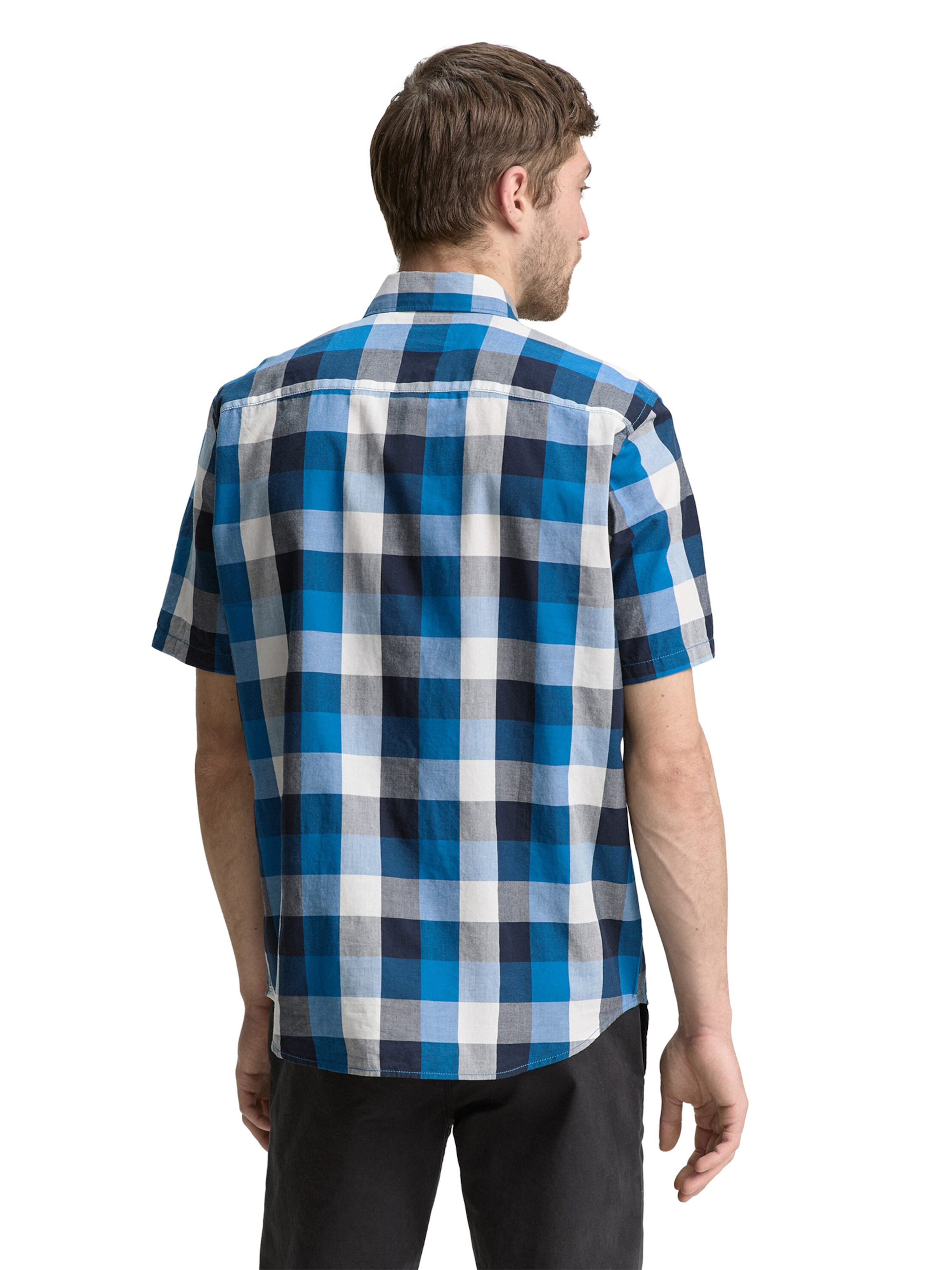 TOM TAILOR Regular Fit Hemd in Blau