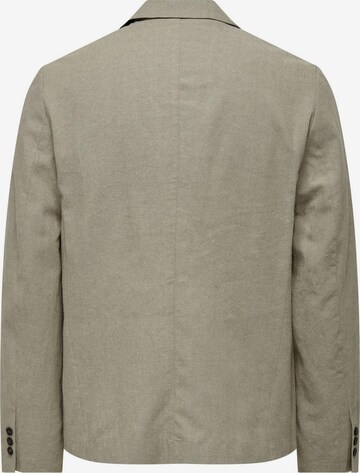 Coupe slim Veste de costume 'EVE' Only & Sons en gris