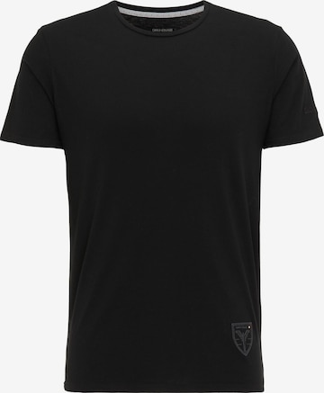 T-Shirt Carlo Colucci en noir : devant