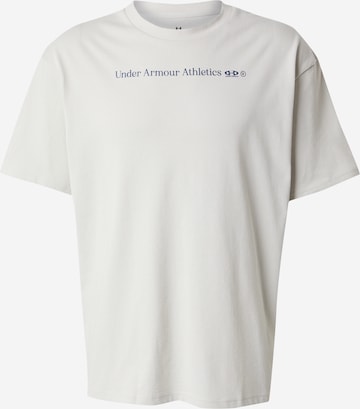 UNDER ARMOUR Toiminnallinen paita 'RUNNING SHOE' värissä valkoinen: etupuoli