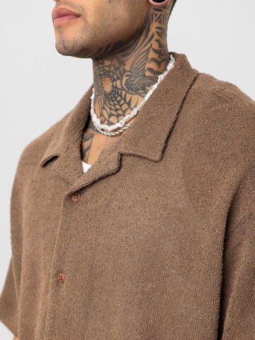 Regular fit Camicia 'Joris' di Dandalo in marrone