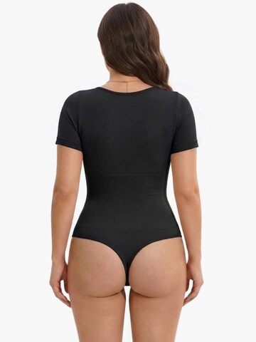 Shapetape Shapingbody 'Body met Korte Mouwen en String' in Zwart