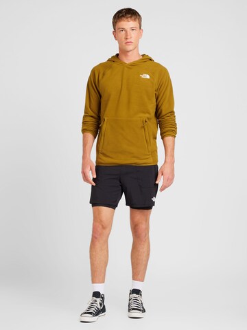 Pull-over de sport '100 GLACIER' THE NORTH FACE en jaune