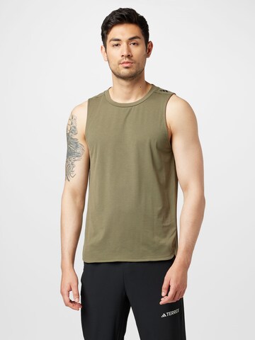 ADIDAS PERFORMANCE Performance shirt 'Designed For Training Workout' in Green: front