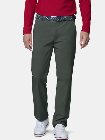 MEYER Regular Chinohose 'Oakmont 2-8626', atmungsaktiv in Grün: Vorderseite