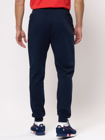 Effilé Pantalon 'Terkel' U.S. POLO ASSN. en bleu
