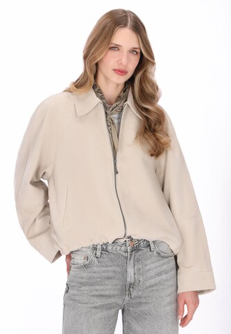 DreiMaster Vintage - Casaco meia-estação em branco: frente