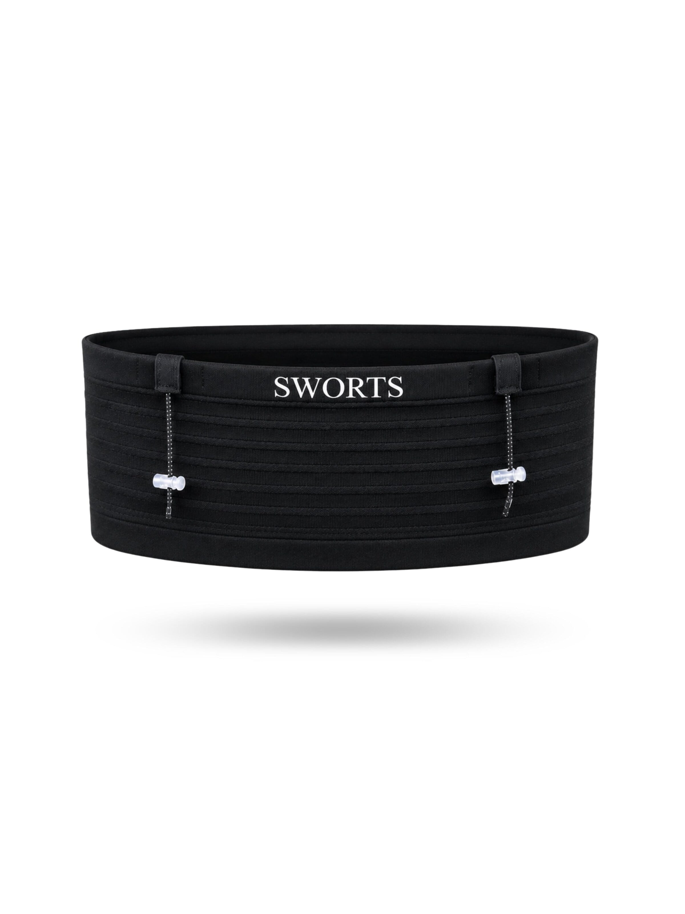 SWORTS Sports Belt 'Tube Run' in Black: front